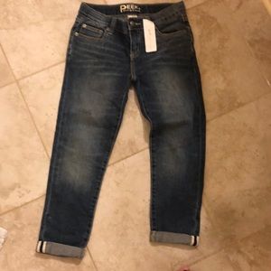New With Tags Peek Crop Denim